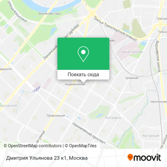 Карта Дмитрия Ульянова 23 к1