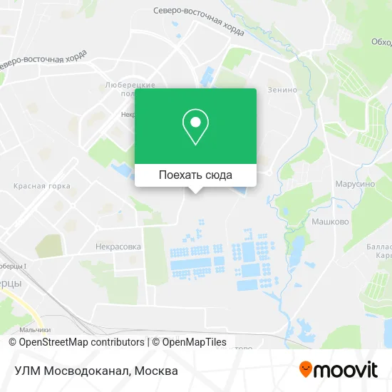 Карта УЛМ Мосводоканал