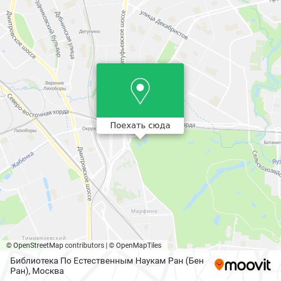 Карта Библиотека По Естественным Наукам Ран (Бен Ран)