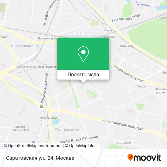 Карта Саратовская ул., 24