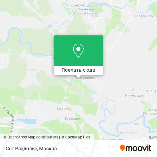 Карта Снт Раздолье