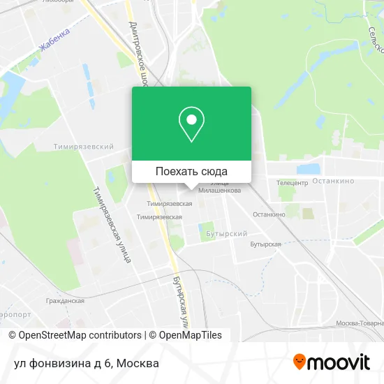 Карта ул фонвизина д 6