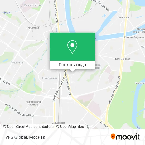 Карта VFS Global