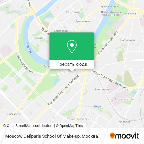 Карта Moscow Defiparis School Of Make-up