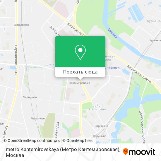 Карта metro Kantemirovskaya (Метро Кантемировская)