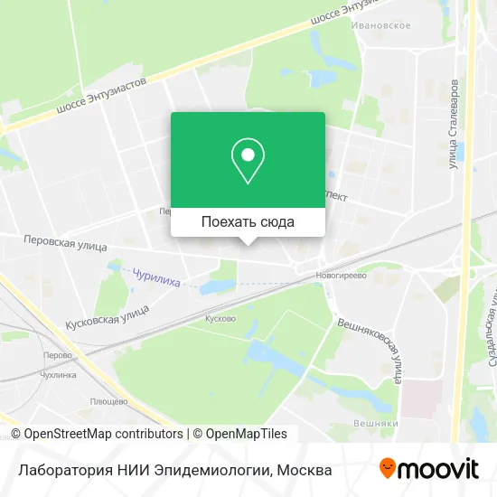 Карта Лаборатория НИИ Эпидемиологии