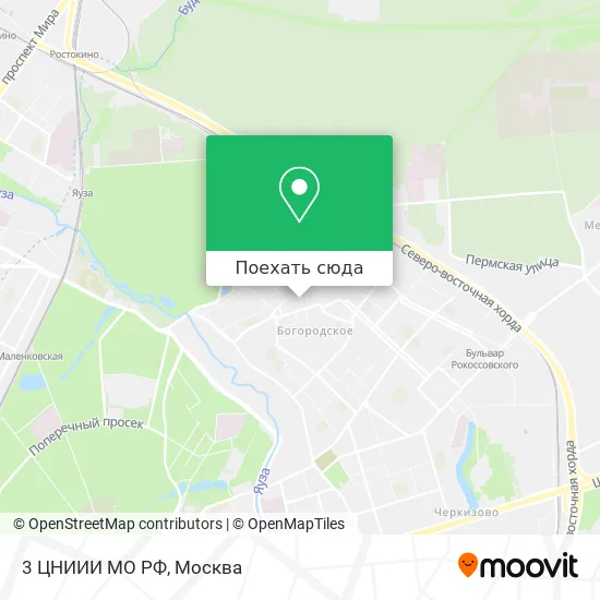 Карта 3 ЦНИИИ МО РФ