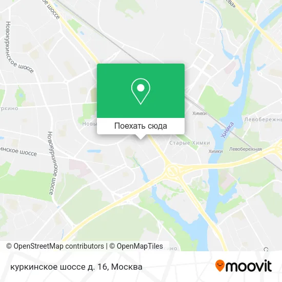 Карта куркинское шоссе д. 16
