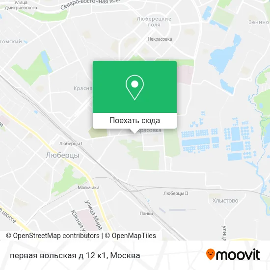 Карта первая вольская д 12 к1