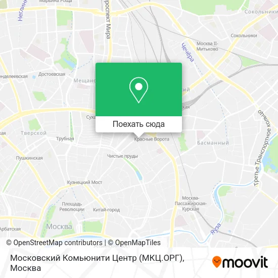 Карта Московский Комьюнити Центр (МКЦ.ОРГ)