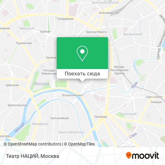 Карта Театр НАЦИЙ