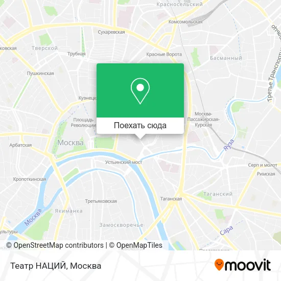 Карта Театр НАЦИЙ