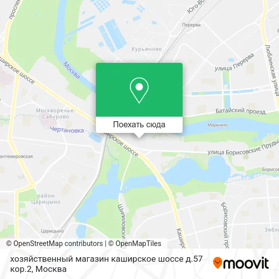 Карта хозяйственный магазин каширское шоссе д.57 кор.2