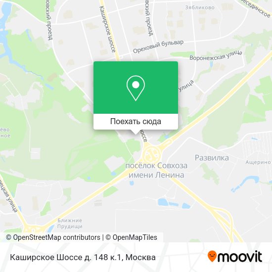 Карта Каширское Шоссе д. 148 к.1