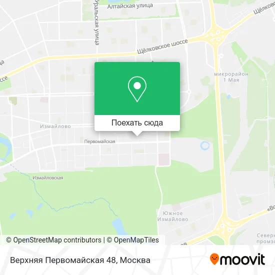 Карта Верхняя Первомайская 48