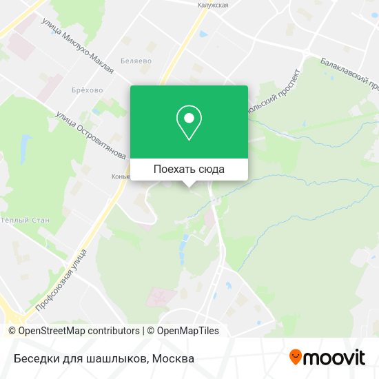 Карта Беседки для шашлыков