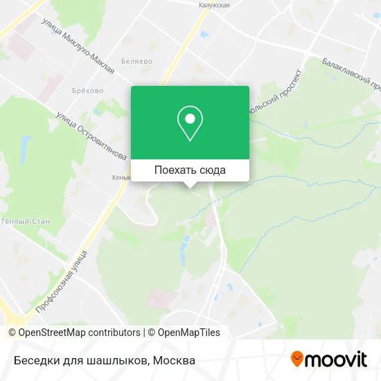 Карта Беседки для шашлыков
