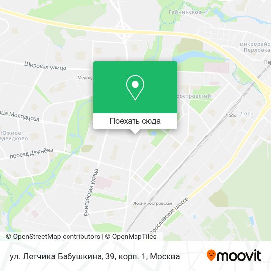 Карта бабушкинского района москвы с улицами