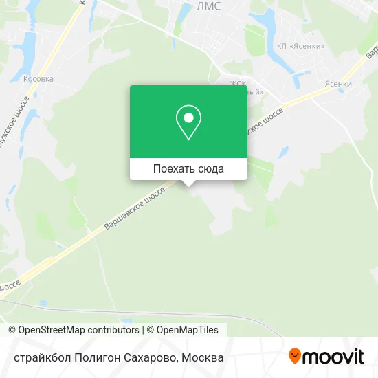 Карта страйкбол Полигон Сахарово