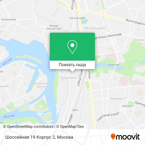 Карта Шоссейная 19 Корпус 2