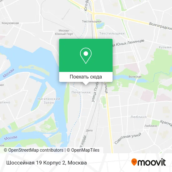 Карта Шоссейная 19 Корпус 2