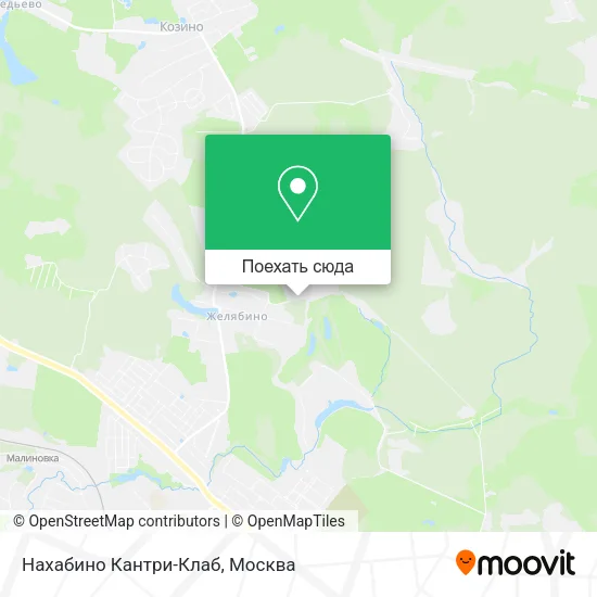 Карта Нахабино Кантри-Клаб