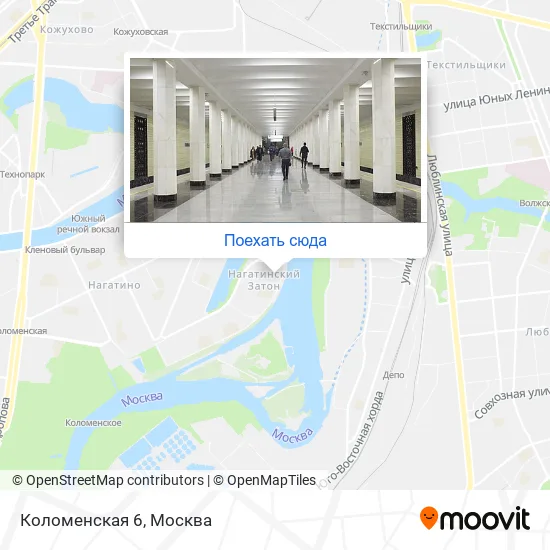 Карта Коломенская 6