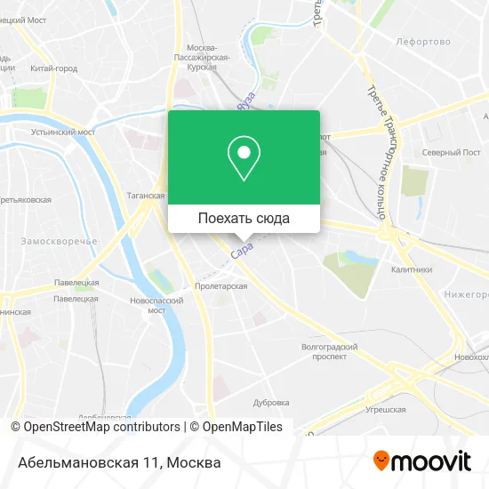 Карта Абельмановская 11