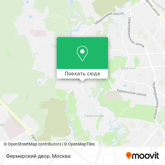 Карта Фермерский двор