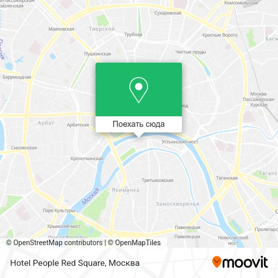 Карта Hotel People Red Square