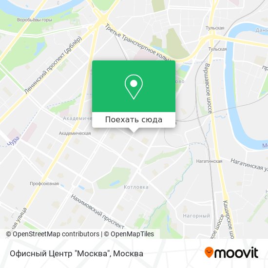 Карта Офисный Центр "Москва"