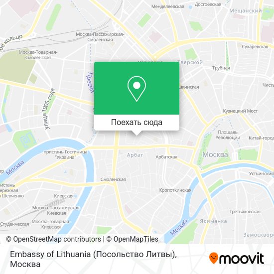 Карта Embassy of Lithuania (Посольство Литвы)