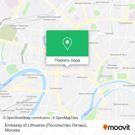Карта Embassy of Lithuania (Посольство Литвы)