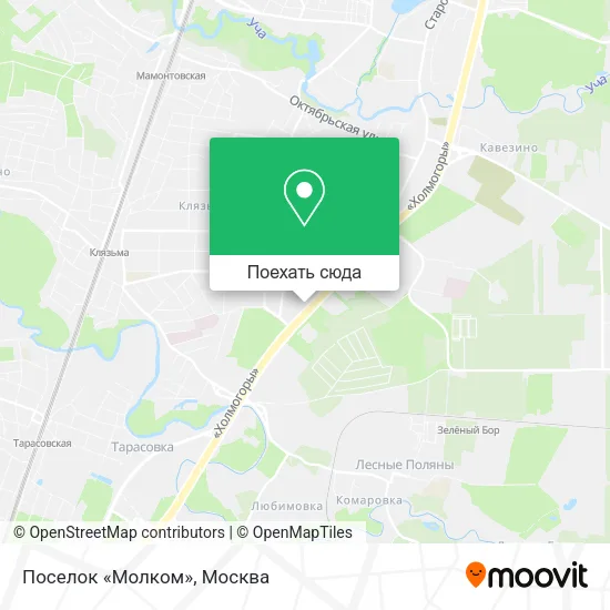 Карта Поселок «Молком»