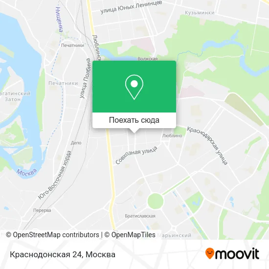 Карта Краснодонская 24