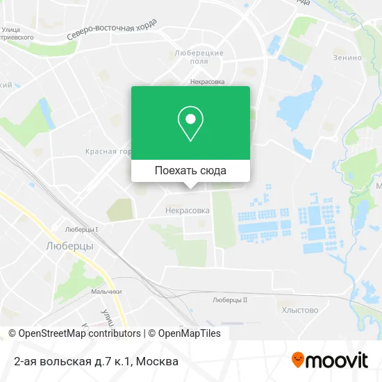 Карта 2-ая вольская д.7 к.1