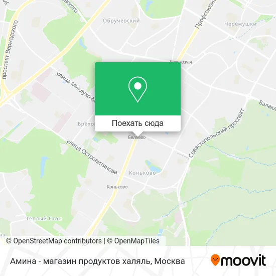 Карта Амина - магазин продуктов халяль