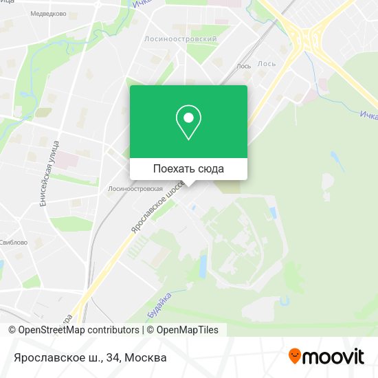Карта Ярославское ш., 34