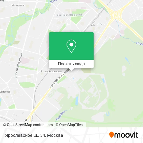 Карта Ярославское ш., 34
