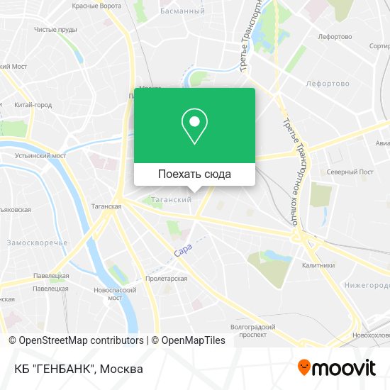 Карта КБ "ГЕНБАНК"