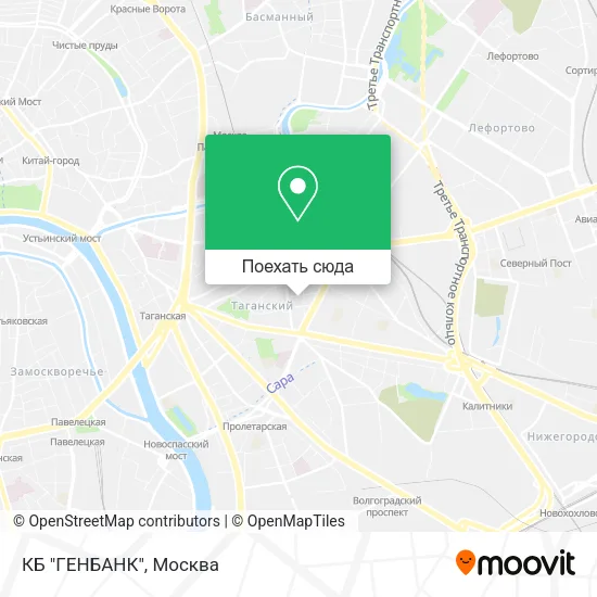 Карта КБ "ГЕНБАНК"