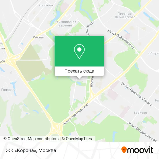 Карта ЖК «Корона»