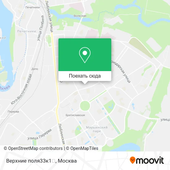 Карта Верхние поля33к1🏣