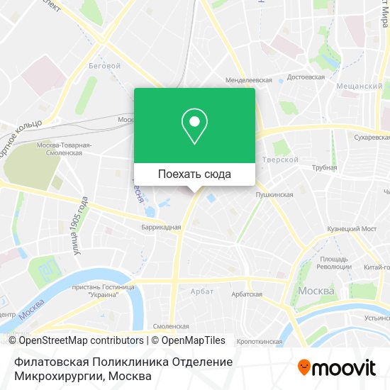 Карта Филатовская Поликлиника Отделение Микрохирургии