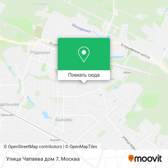 Карта Улица Чапаева дом 7