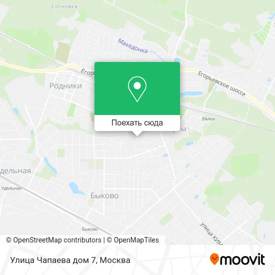 Карта Улица Чапаева дом 7