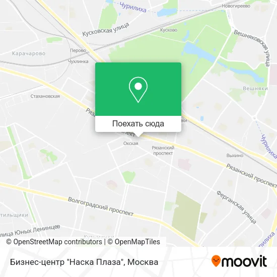 Карта Бизнес-центр "Наска Плаза"