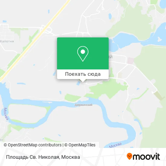 Карта Площадь Св. Николая