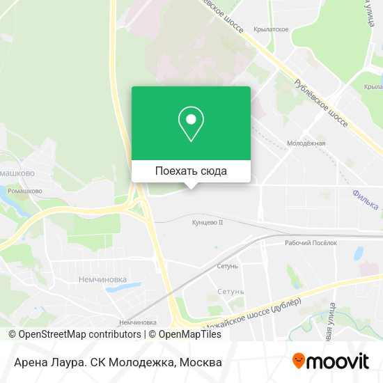 Карта Арена Лаура. СК Молодежка