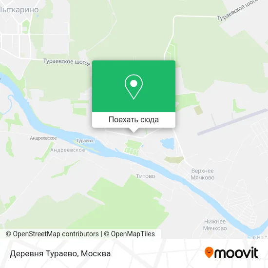 Карта Деревня Тураево